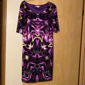 London Times…Multi color Purple Dress
